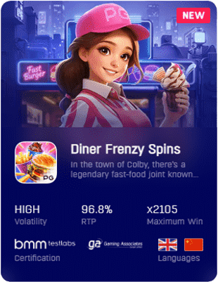 เกมสล็อต Diner Frenzy Spins