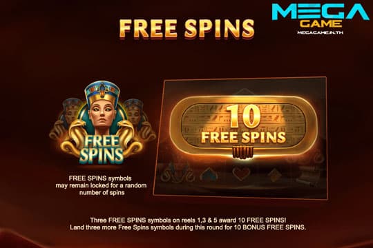 ฟีเจอร์ Free Spins Mega Pyramid
